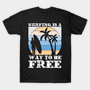 party beach vacation sand wave sun surfing T-Shirt